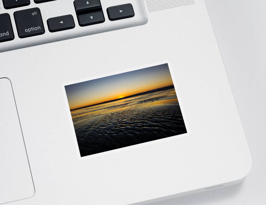 Day Sticker featuring the photograph Ocean Shores Sunset by Pelo Blanco Photo