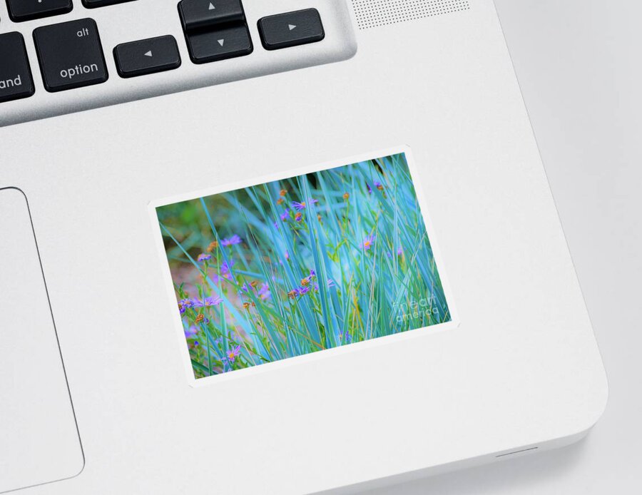Grass Sticker featuring the photograph Oh Yes by Merle Grenz