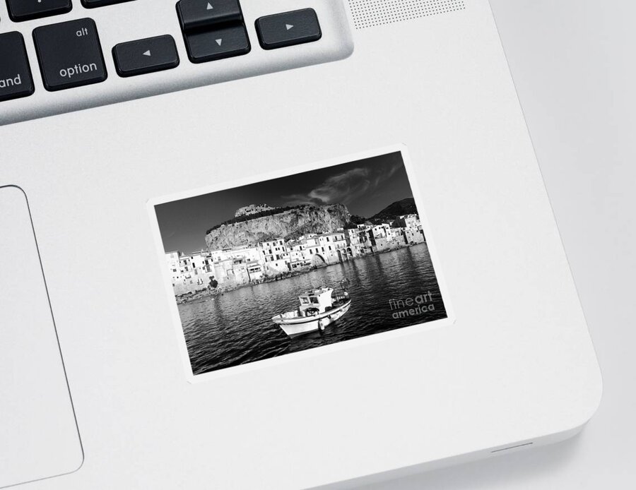Fishing Boat Sticker featuring the photograph Old Town of Fishermen by Stefano Senise