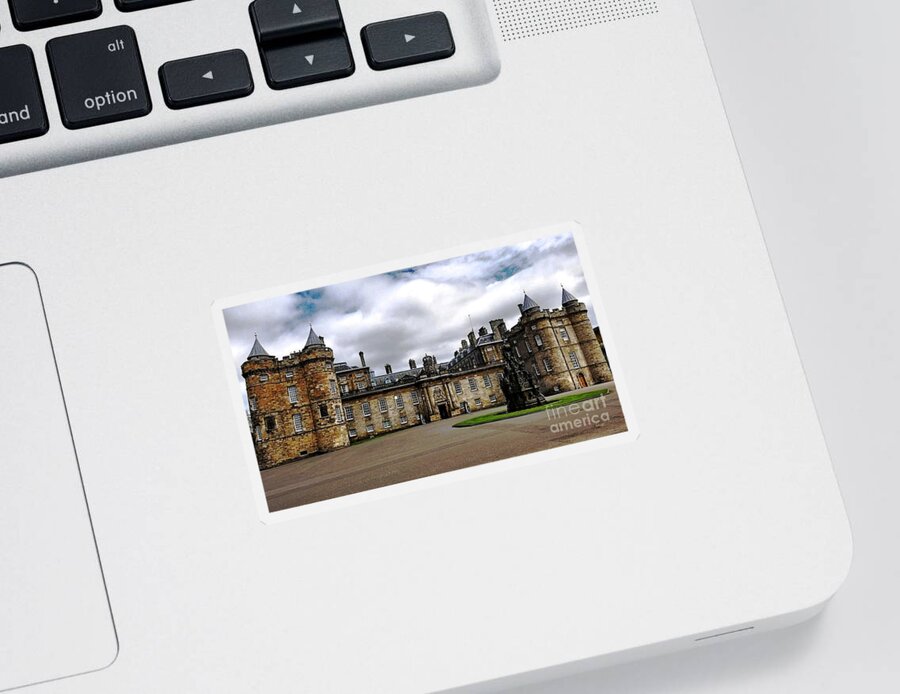 Holyrood Sticker featuring the photograph Palace of Holyroodhouse by Judy Palkimas