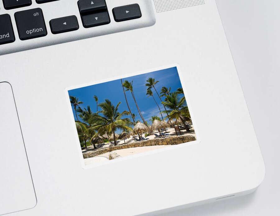 Beach Sticker featuring the photograph Paradise Beach by Sebastian Musial