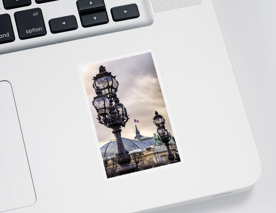 Paris Sticker featuring the photograph Parisian Skies by Pablo Lopez