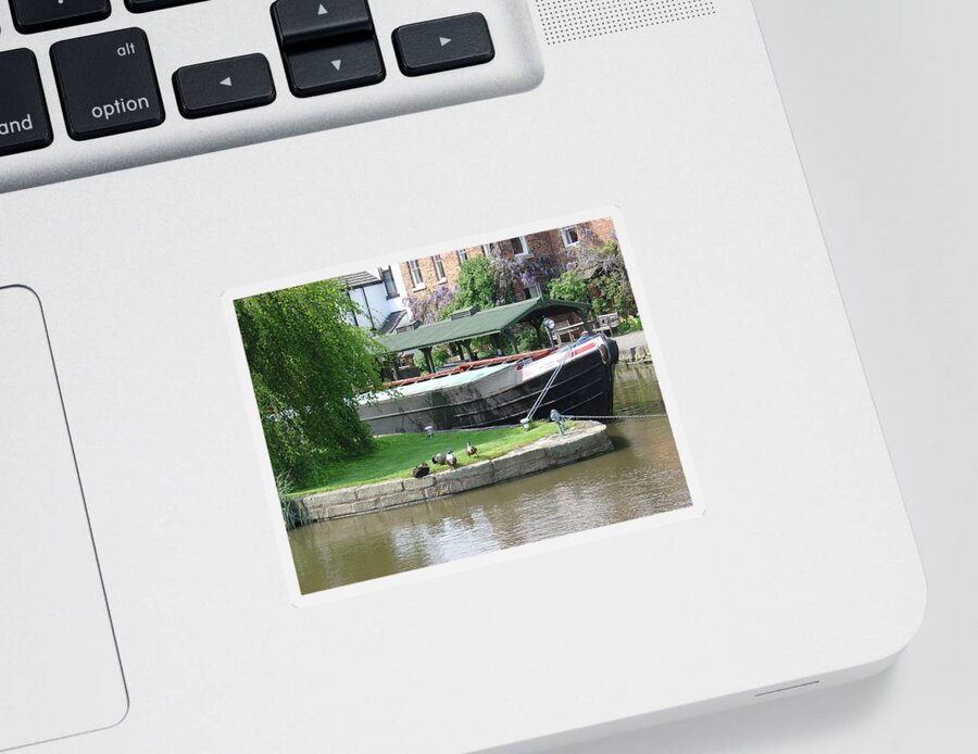 Europe Sticker featuring the photograph Picturesque Mooring by Rod Johnson