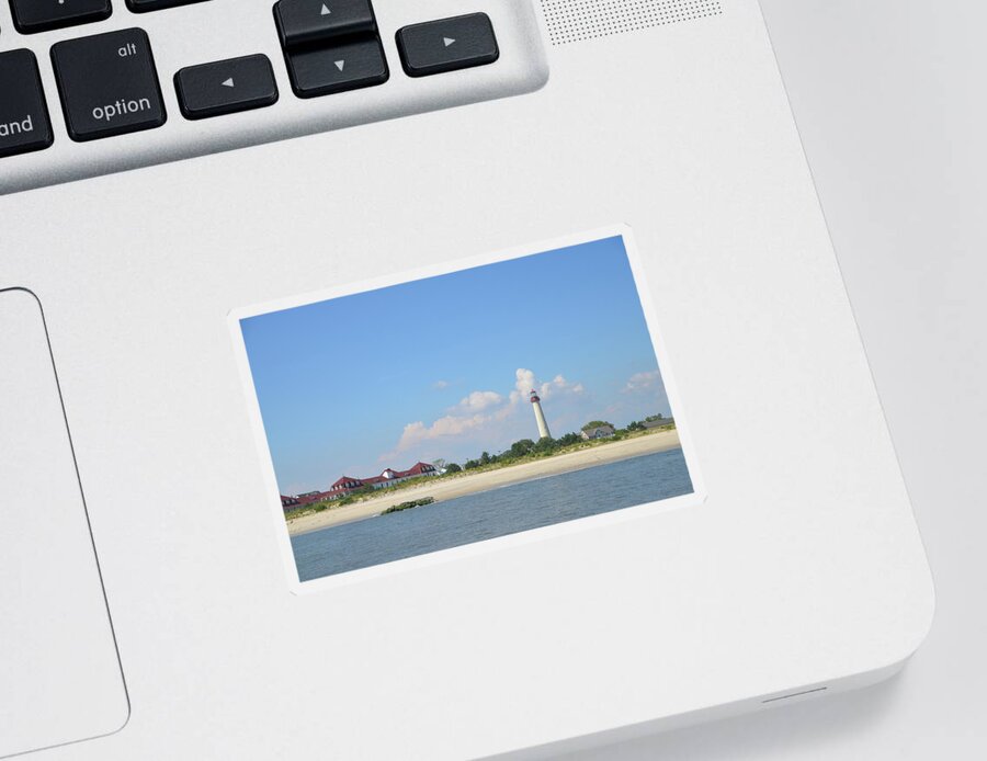 Post Sticker featuring the photograph Post Card Perfect - Cape May New Jersey by Bill Cannon