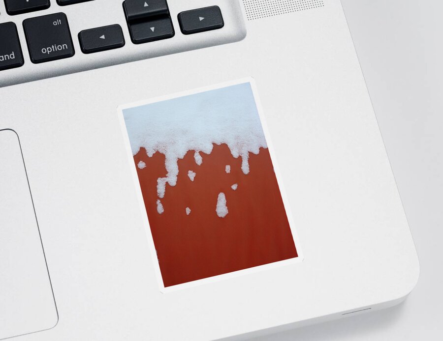 Redolent Sticker featuring the photograph Redolent Snow by Annekathrin Hansen