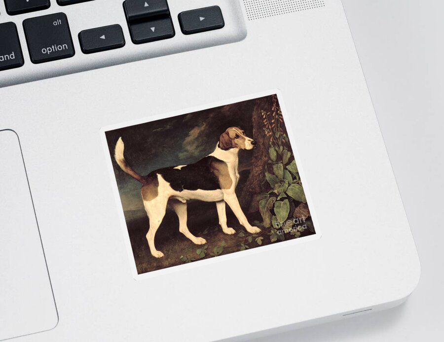 George Stubbs Sticker featuring the painting Ringwood by George Stubbs