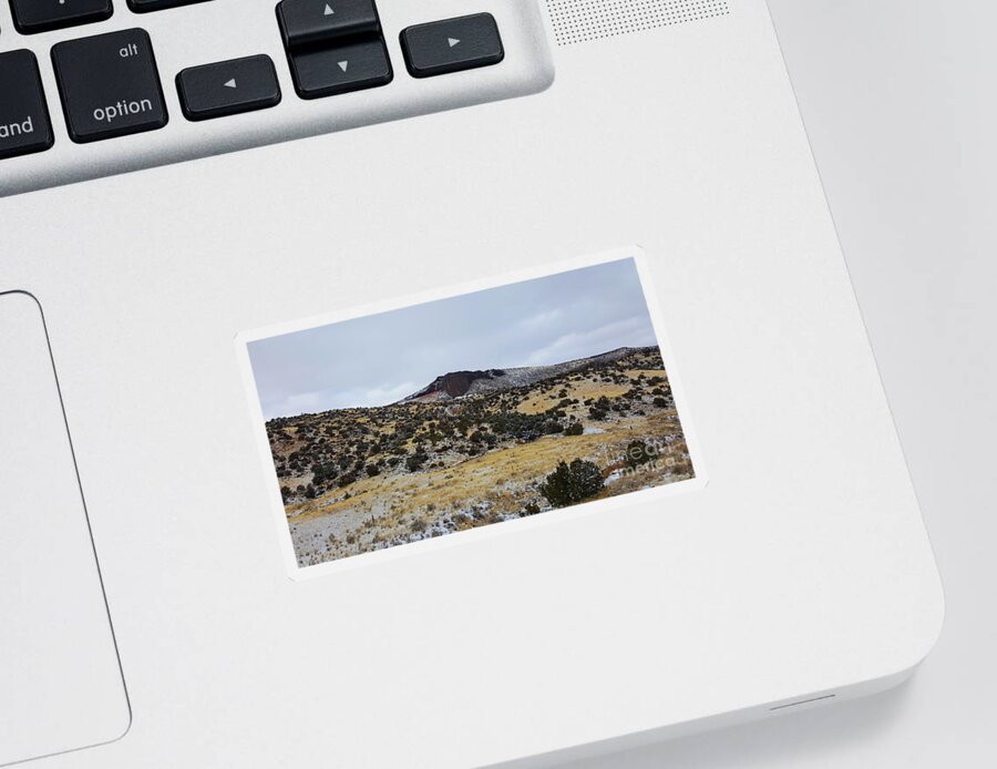Southwest Landscape Sticker featuring the photograph Rock face by Robert WK Clark