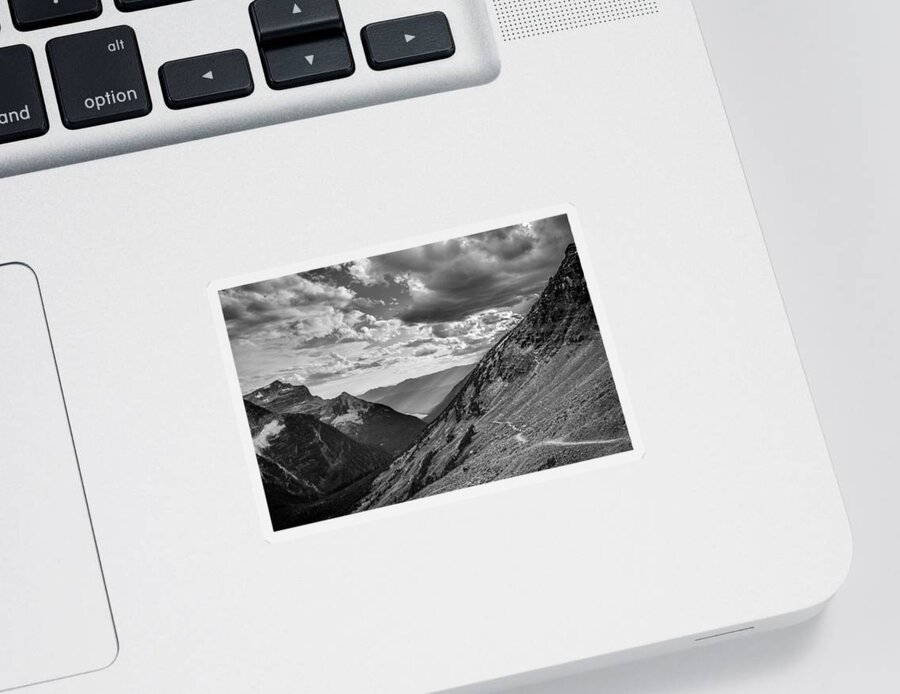 Glacier National Park Sticker featuring the photograph Rocky Mountain Splendor by Adam Mateo Fierro