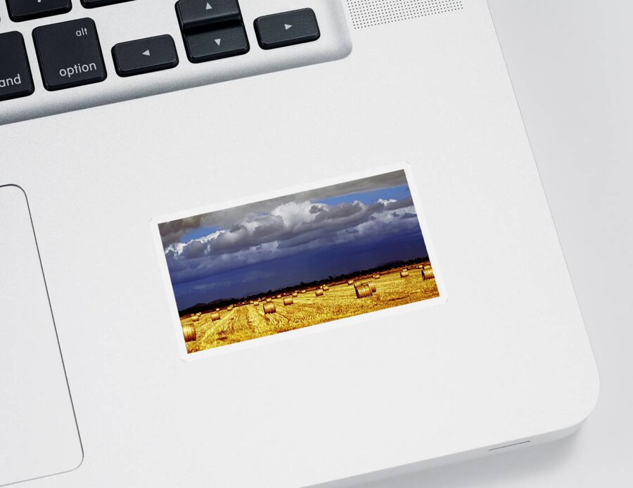 Landscape Sticker featuring the photograph Rolling On by Holly Kempe