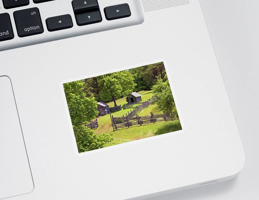 Rural Scene Sticker featuring the photograph Rural Scene by Sally Weigand
