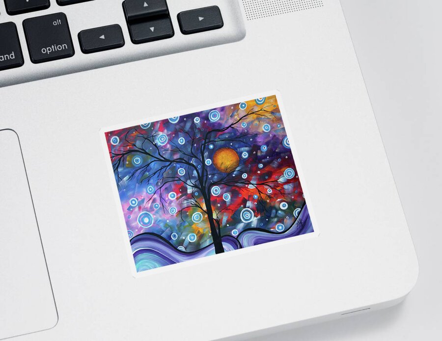 112310 Sticker featuring the painting See the Beauty by Megan Aroon
