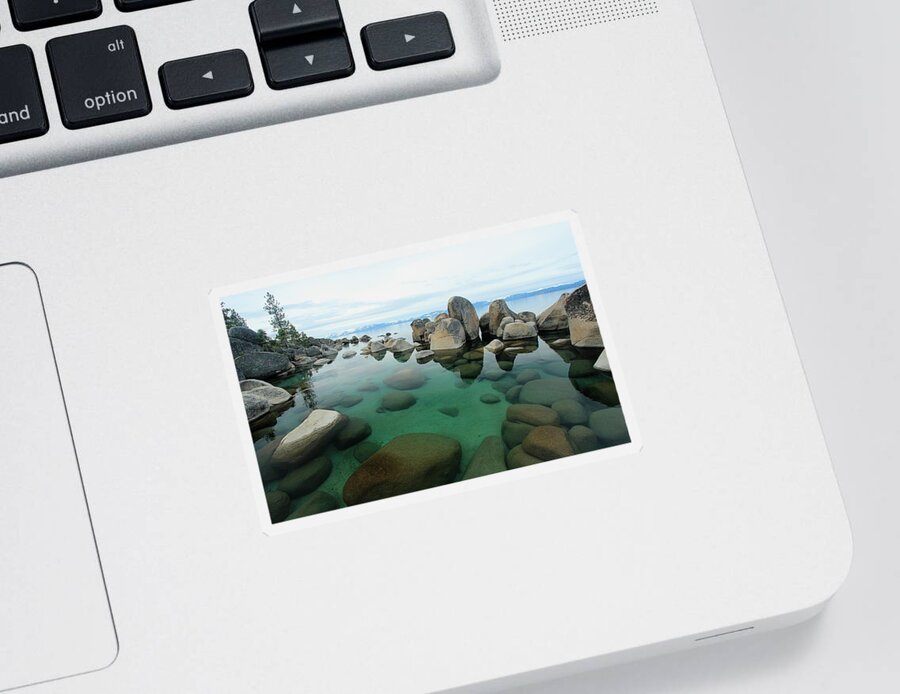 Lake Tahoe Sticker featuring the photograph Serene Cove by Sean Sarsfield