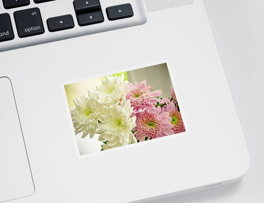 Floral Sticker featuring the photograph Serene solemnity. by Elena Perelman