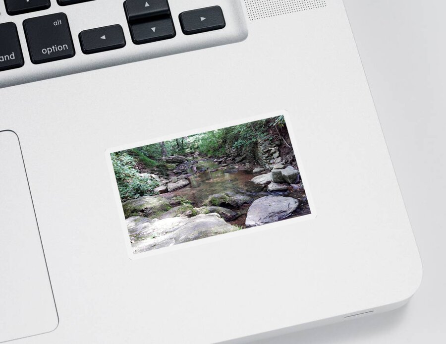 Water Sticker featuring the photograph Serene Space by Allen Nice-Webb