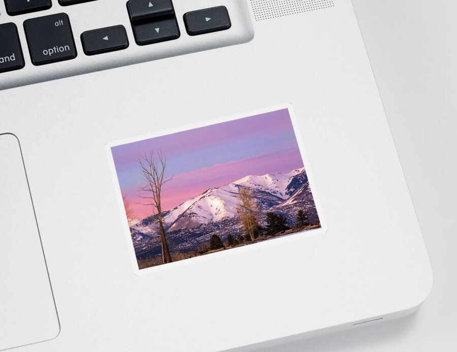 La Plata Mountains Sticker featuring the photograph Serene Sunset by Jen Manganello