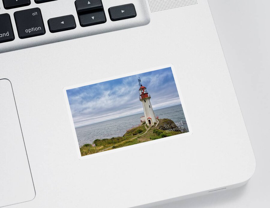 Bc Sticker featuring the photograph Sheringham Point Lighthouse by Jerry Fornarotto