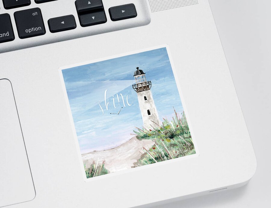 Summer Sticker featuring the painting Shine by Annie Troe
