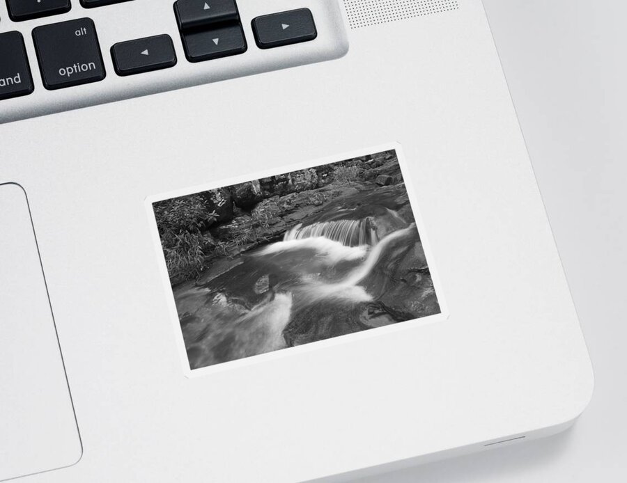Sooth Sticker featuring the photograph SKN 4299 The Soothing Flow by Sunil Kapadia
