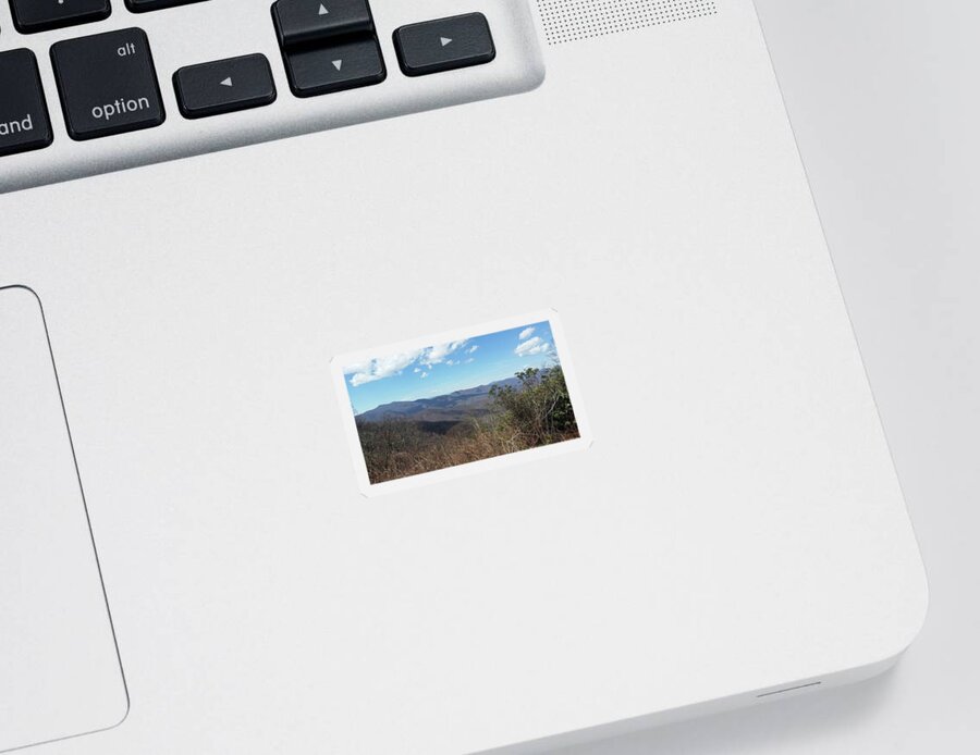 Mountains Sticker featuring the photograph Soulful Tranquility by Ali Baucom