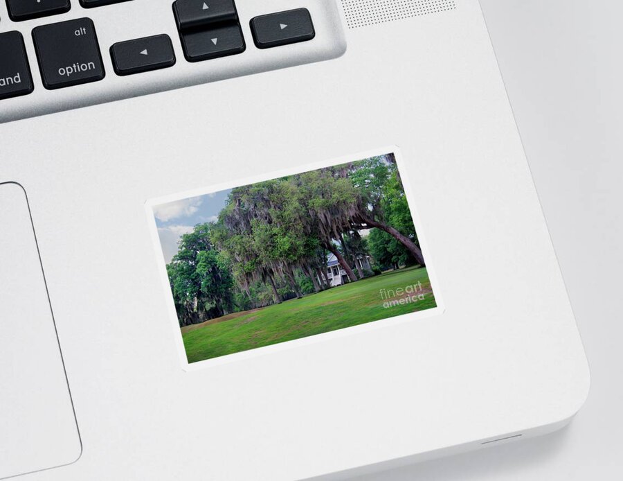 Landscape Sticker featuring the photograph Southern Living Style by Ella Kaye Dickey