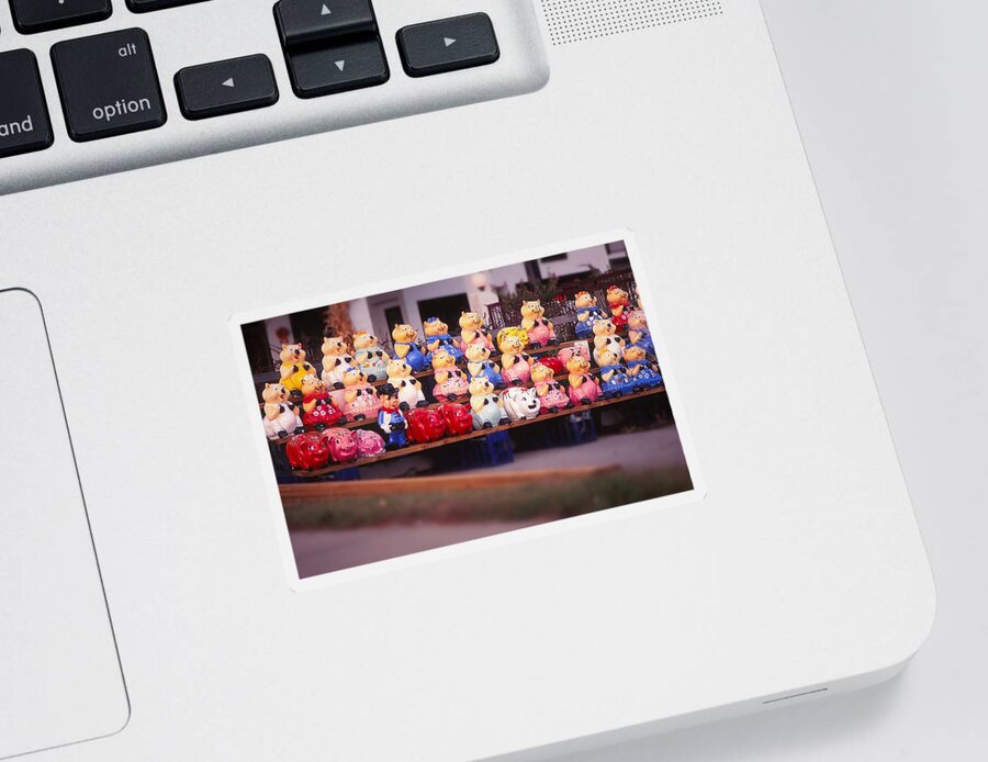 Fine Art Sticker featuring the photograph Spectators by Rodney Lee Williams