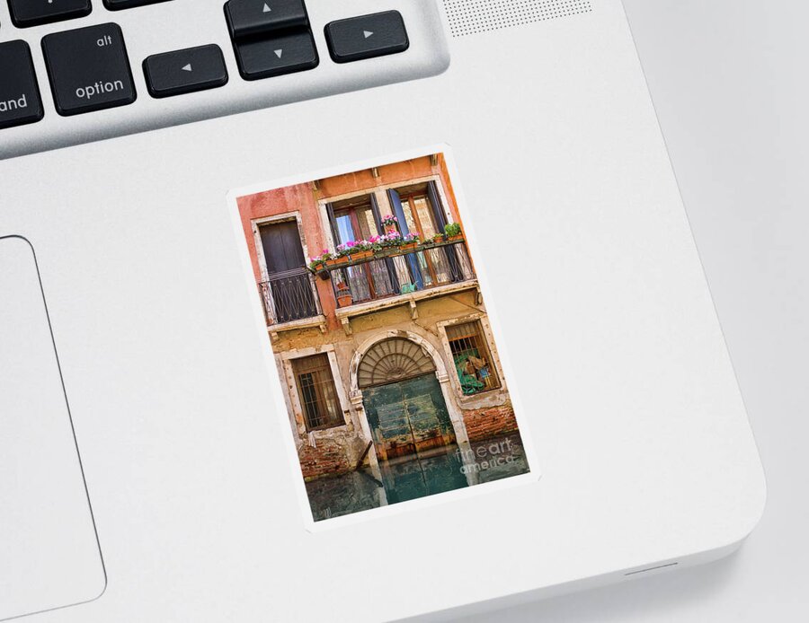 Venice Sticker featuring the photograph Splendid Decay by Becqi Sherman