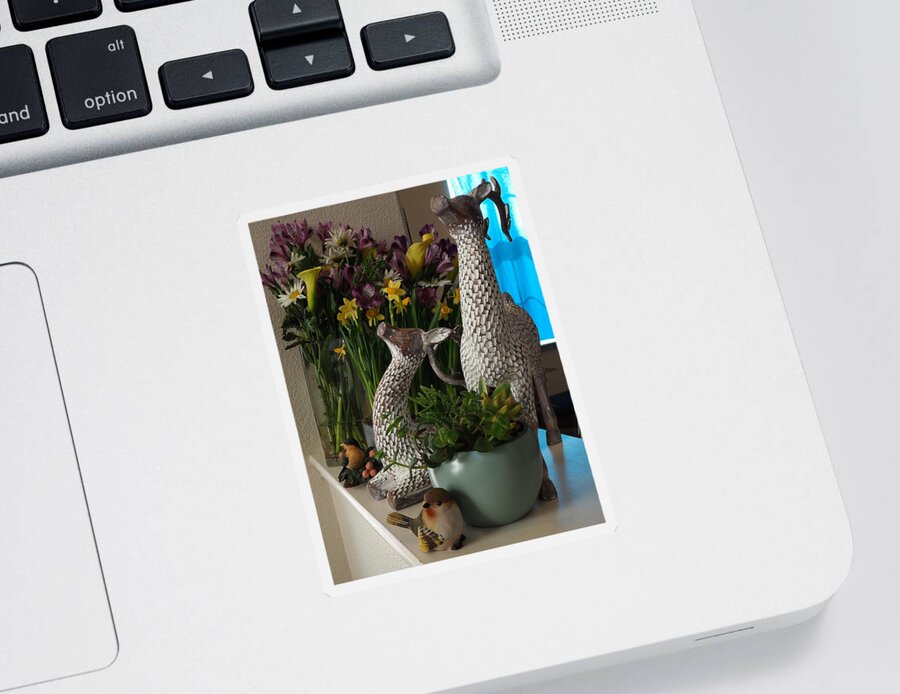 Still Life Sticker featuring the photograph Spring Decor by Richard Thomas