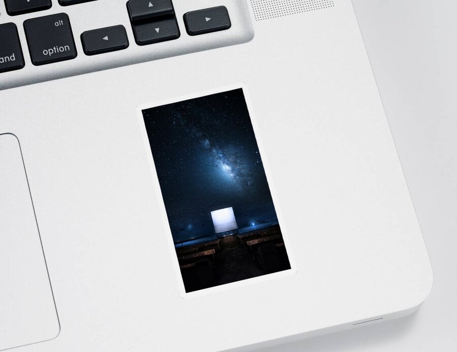 Milky Way Sticker featuring the photograph Star Cathedral by Mark Andrew Thomas