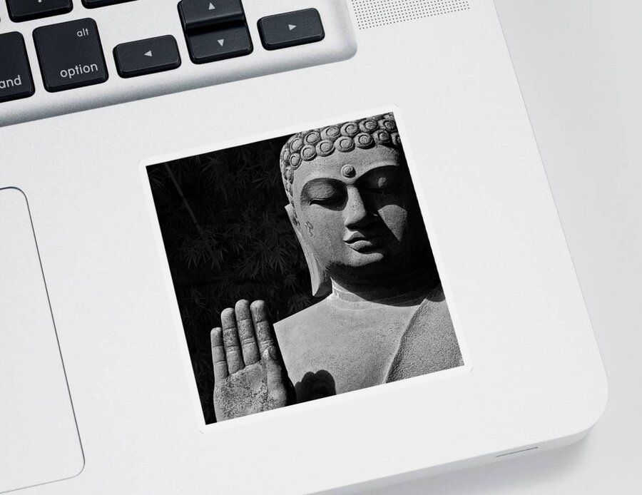 Buddha Sticker featuring the photograph Statue of Buddha by Catherine Reading