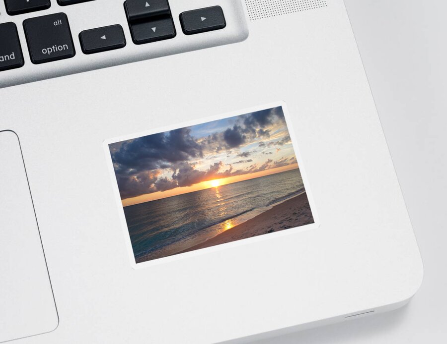 Sunset Sticker featuring the photograph Stay Patient by Melanie Moraga