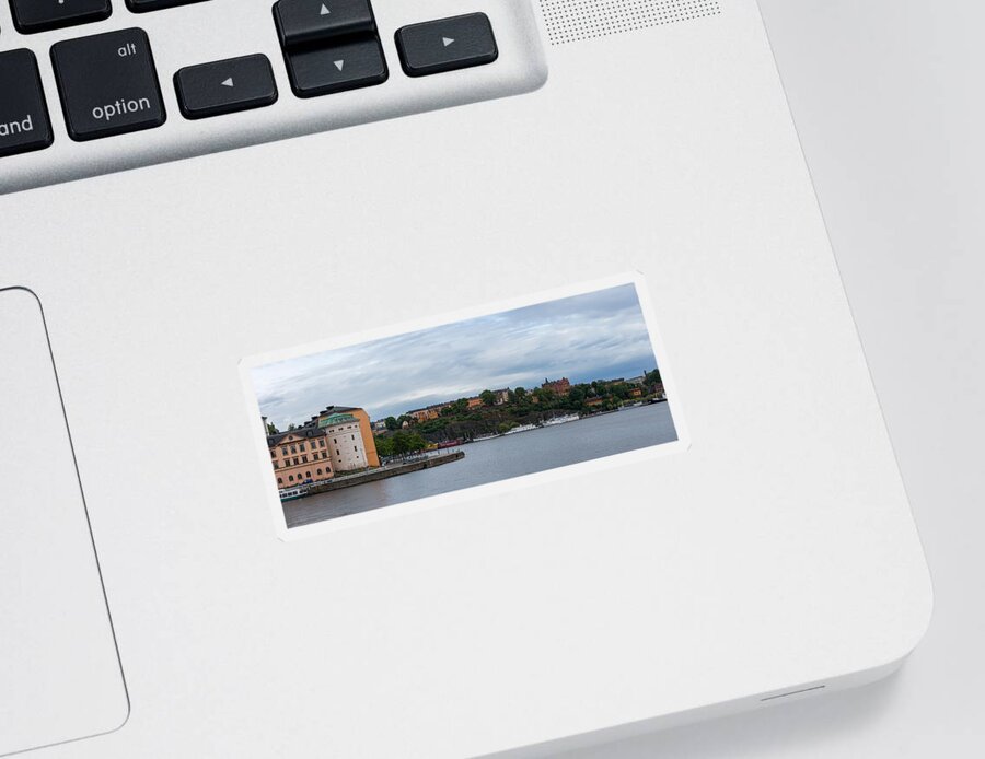 Stockholm Sticker featuring the photograph Stockholm Vista by Nisah Cheatham