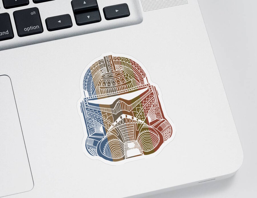 Stormtrooper Helmet - Star Wars Art - Red Throw Pillow by Studio Grafiikka  - Pixels