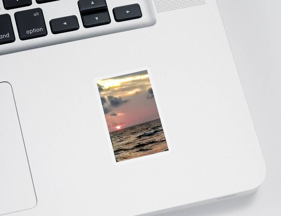 Clearwater Sticker featuring the photograph Sundown by Suzanne Berthier