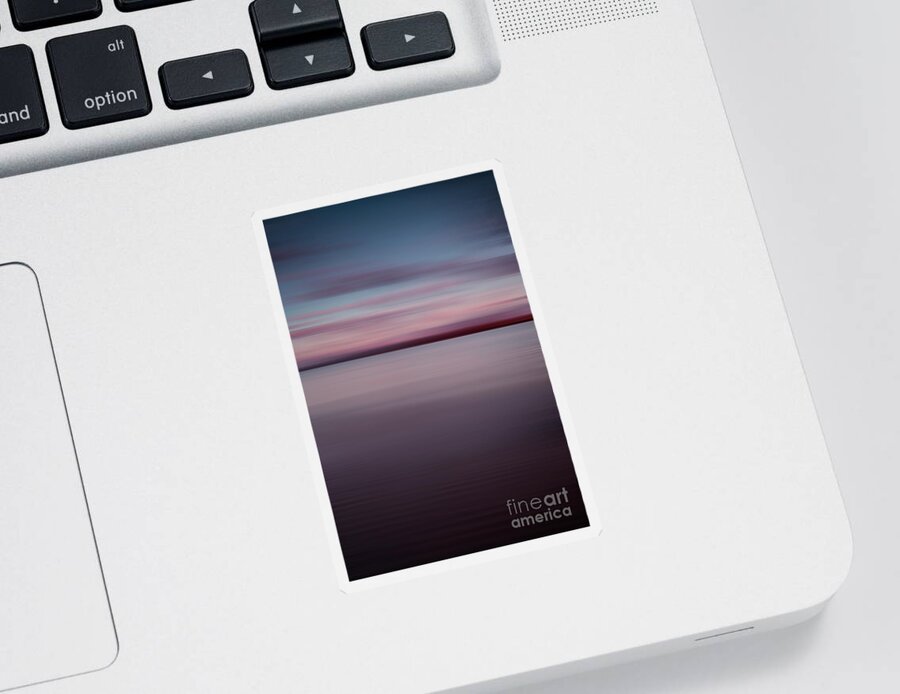Cloudscape Sticker featuring the photograph Surreal Beach by David Lichtneker