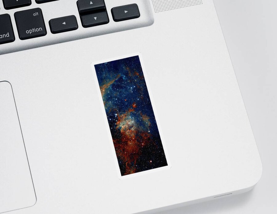 Heic1206a Sticker featuring the photograph Tarantula Nebula Triptych 3 by Weston Westmoreland