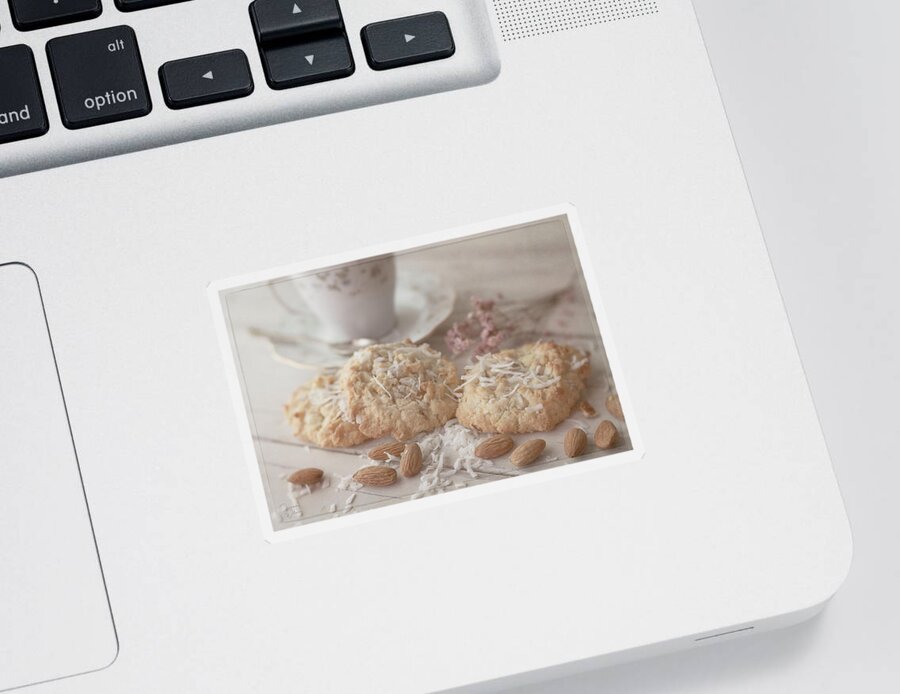 Cookie Sticker featuring the photograph Tea Time 8013 by Teresa Wilson