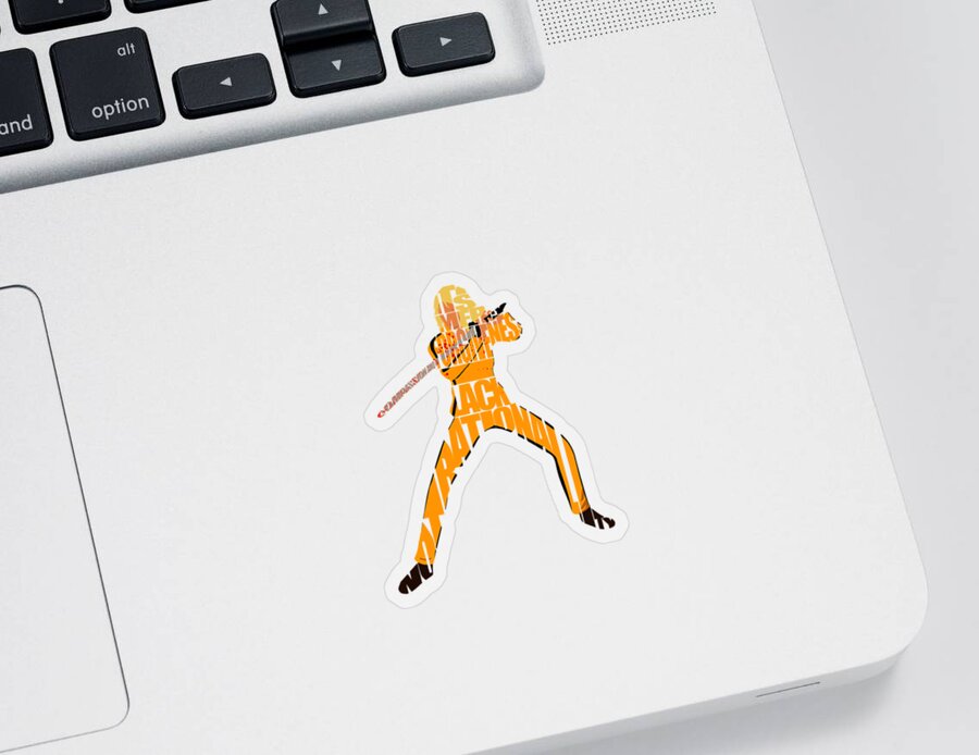 Kill Bill Sticker featuring the digital art The Bride by Inspirowl Design