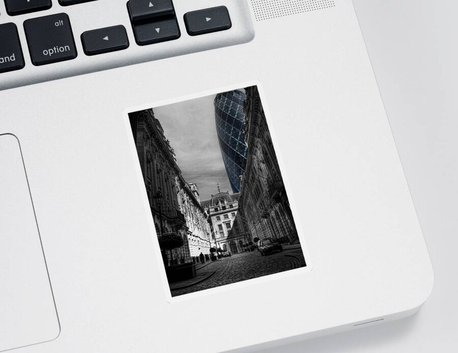 Yhun Suarez Sticker featuring the photograph The Future Behind The Past by Yhun Suarez