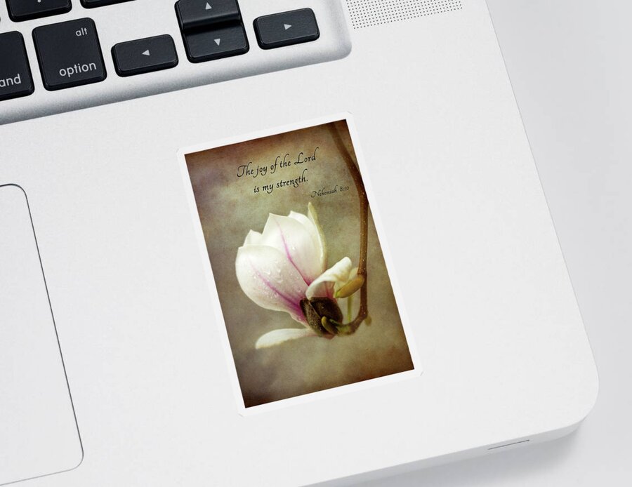 Flower Sticker featuring the photograph The Joy of The Lord by Mary Jo Allen