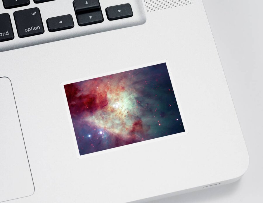 Orion Sticker featuring the photograph The Orion Nebula #3 by Eric Glaser
