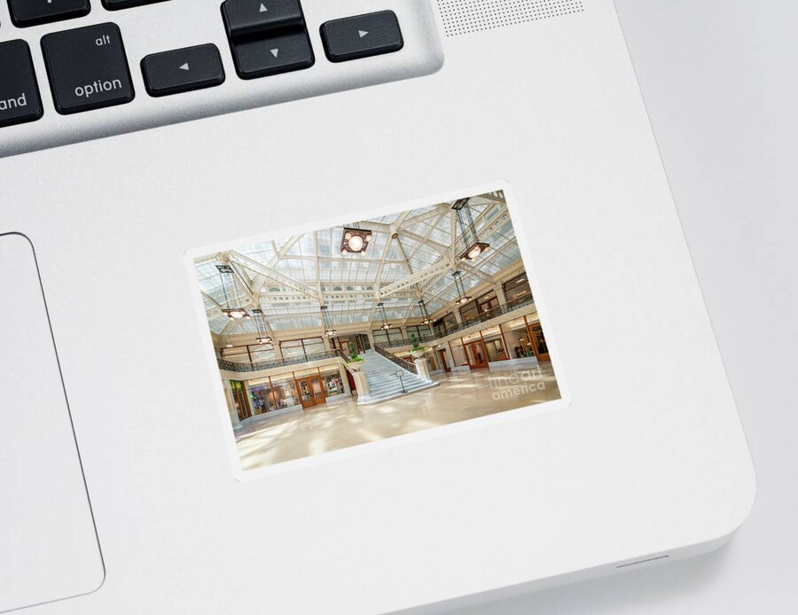 Art Sticker featuring the photograph The Rookery by David Levin