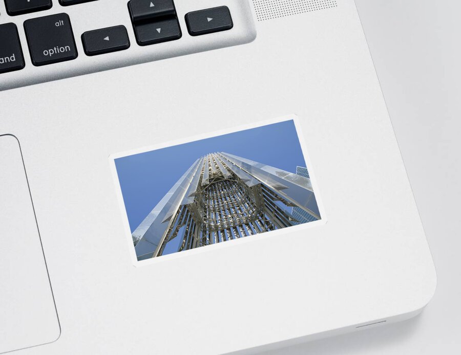 Architecture Sticker featuring the photograph Tower Of Tears by Acropolis De Versailles
