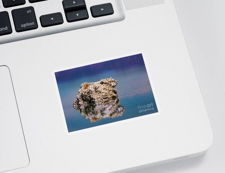 Mono Lake Sticker featuring the photograph Tuffa by Anthony Michael Bonafede