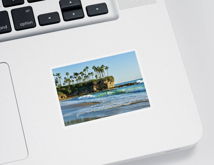 Twin Points Sticker featuring the photograph Twin Points Laguna Beach by Kelley King