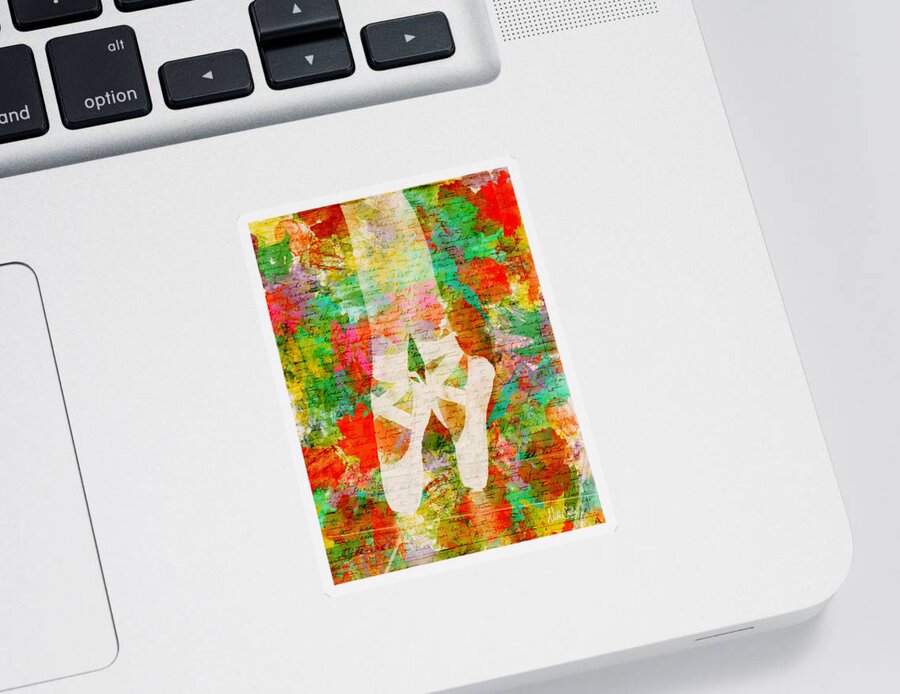 Ballet Sticker featuring the digital art Twinkle Toes by Nikki Marie Smith