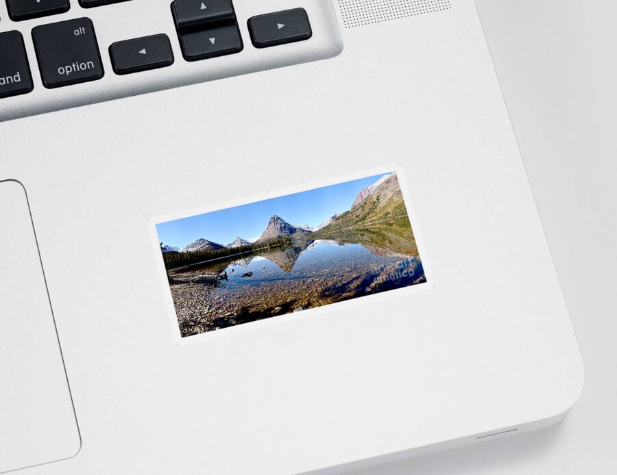  Sticker featuring the photograph Two Medicine Pano by Adam Jewell