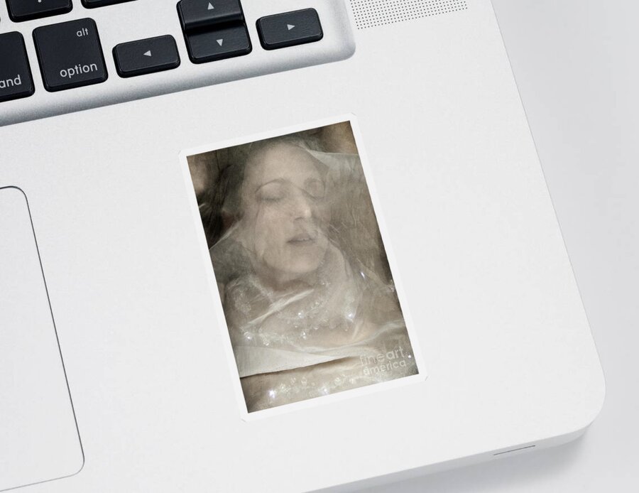 Veil Sticker featuring the photograph Veiled princess by Clayton Bastiani