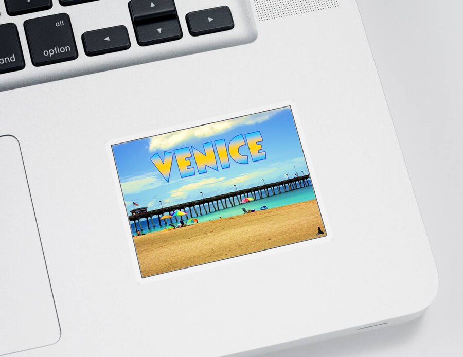 Beach Sticker featuring the photograph Venice Florida by Robert Wilder Jr