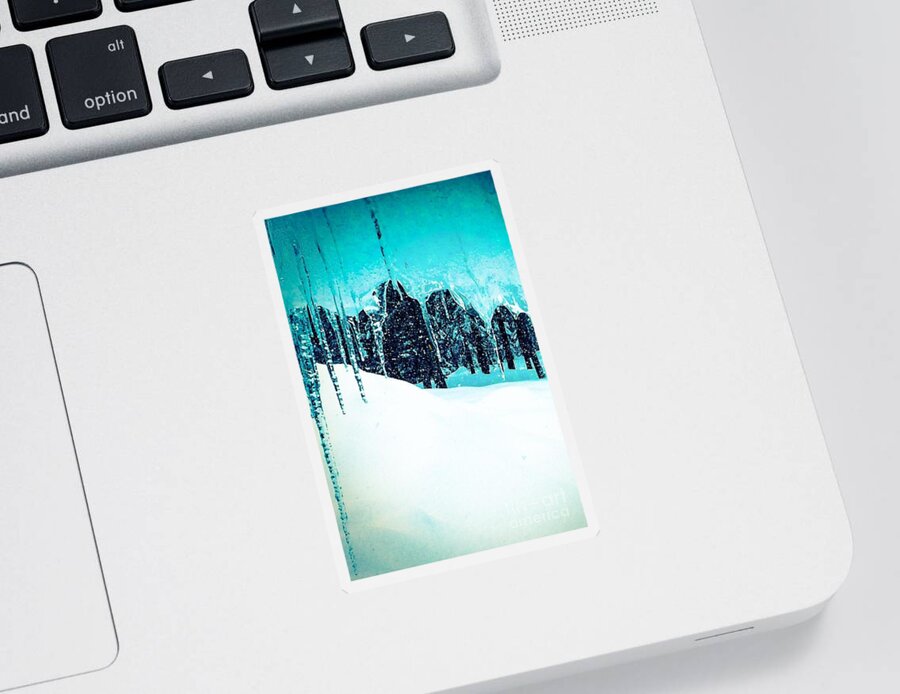 Winter Sticker featuring the photograph Vintage Icicles by Jennifer Lake