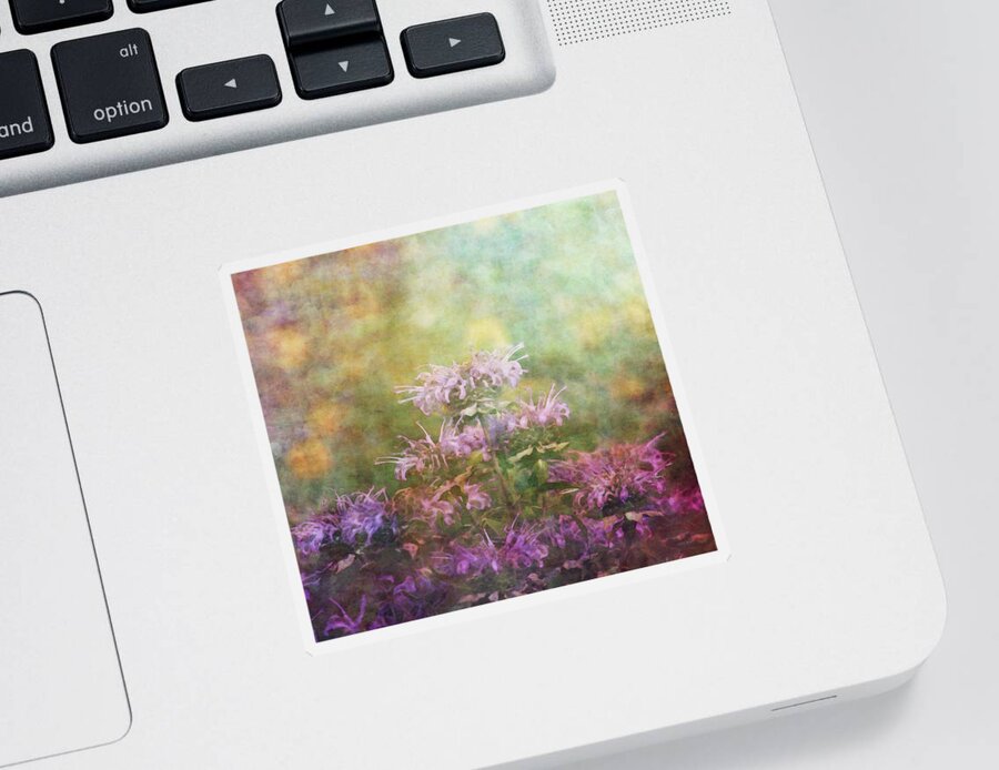 Impressionist Sticker featuring the photograph Waiting For Bees 2675 IDP_2 by Steven Ward